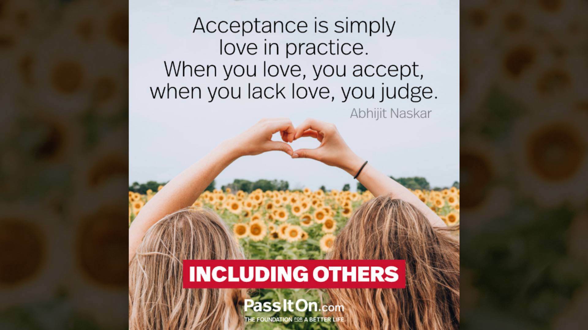 Daily Pass It On Quotes Digital Signage Template