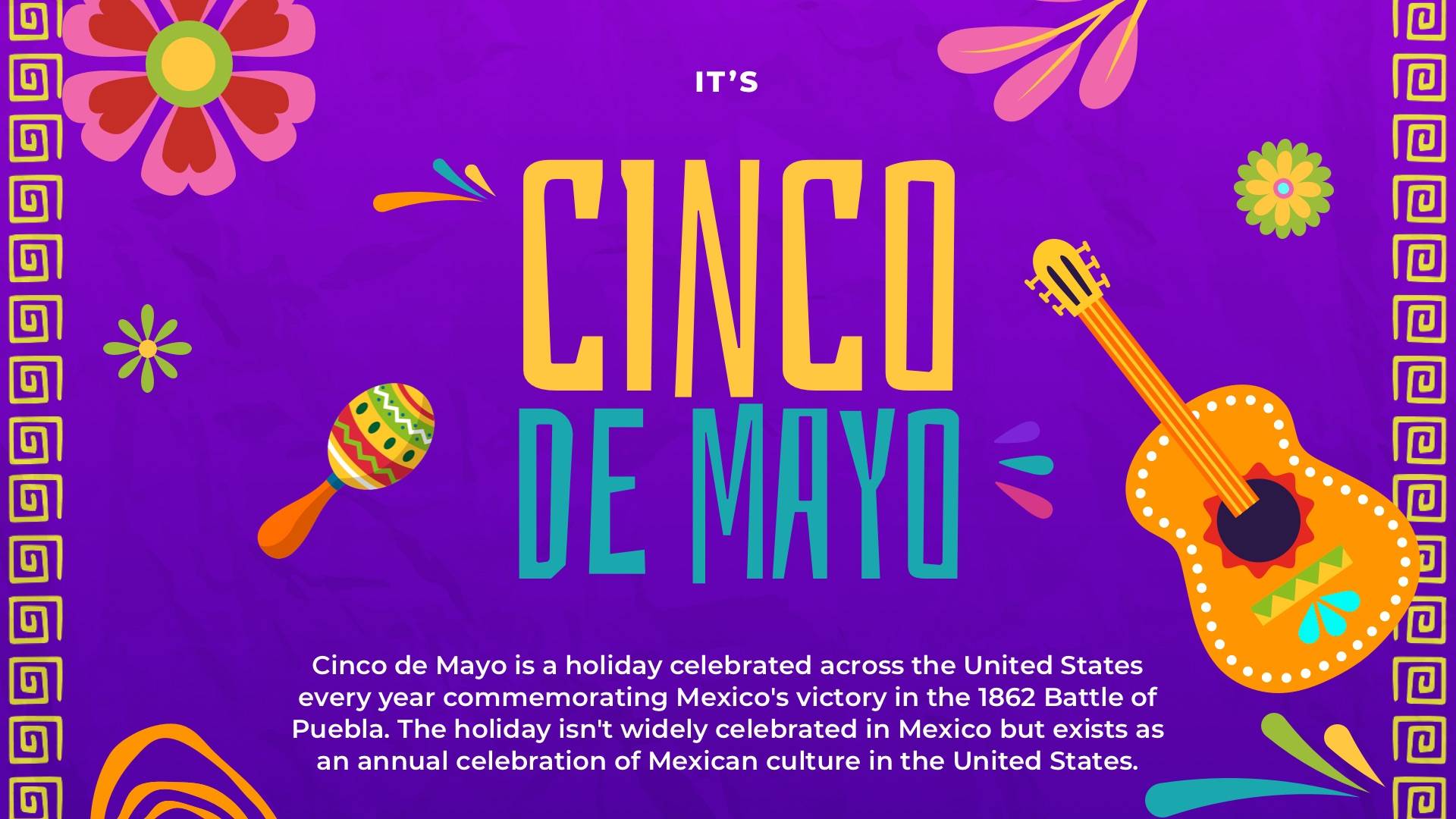 Cinco de Mayo Digital Signage Template