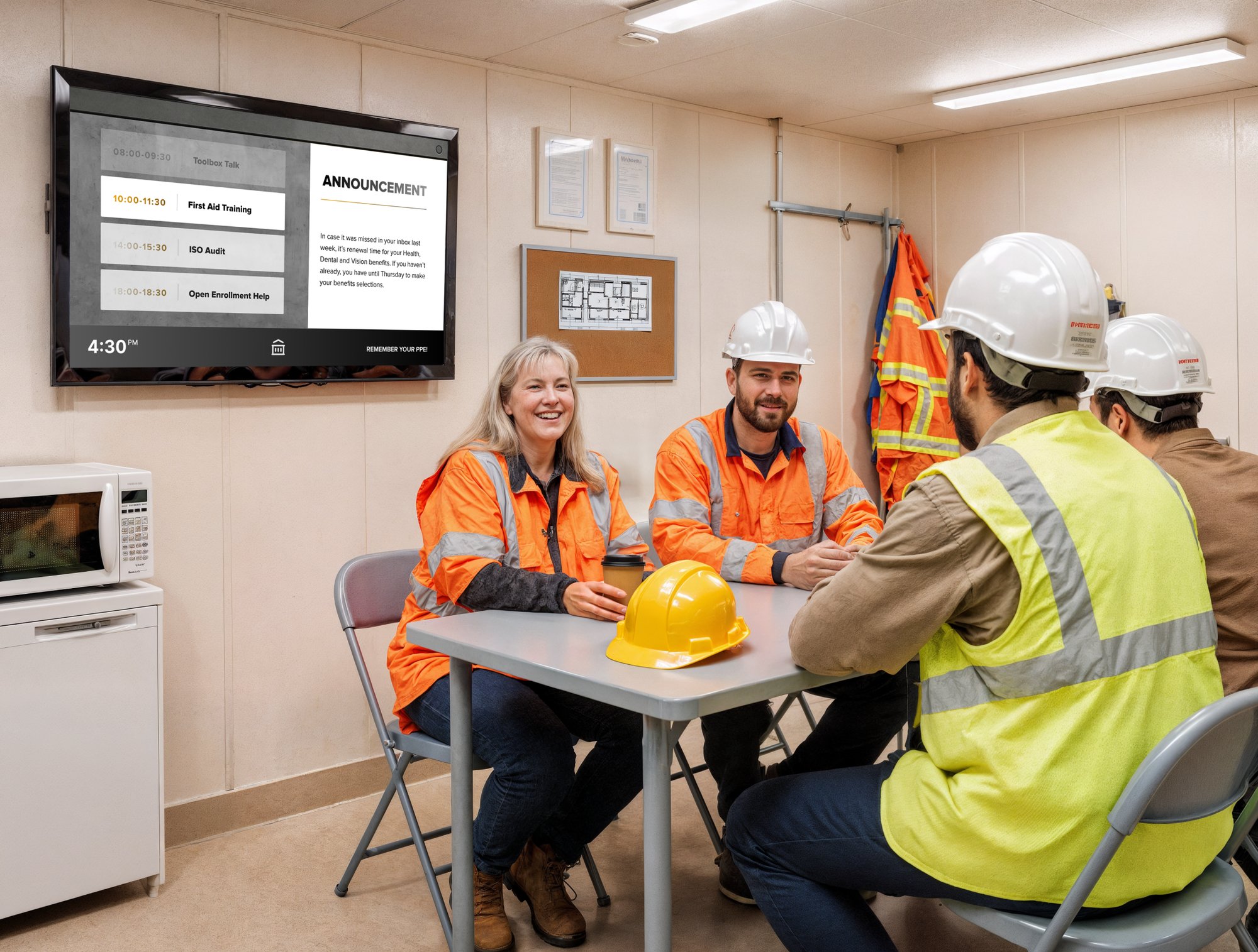 Digital Calendar Wall