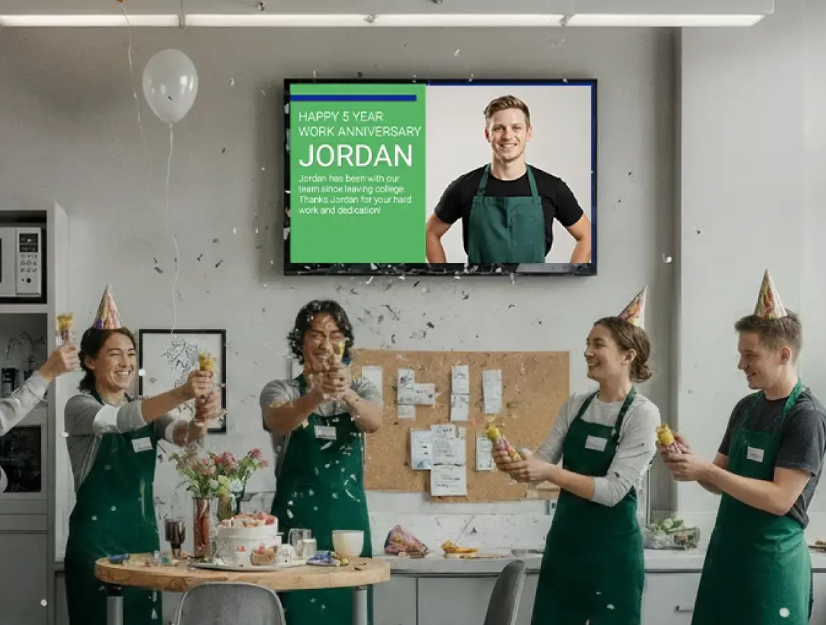 Grocery &amp; Retail Employee Recognition display