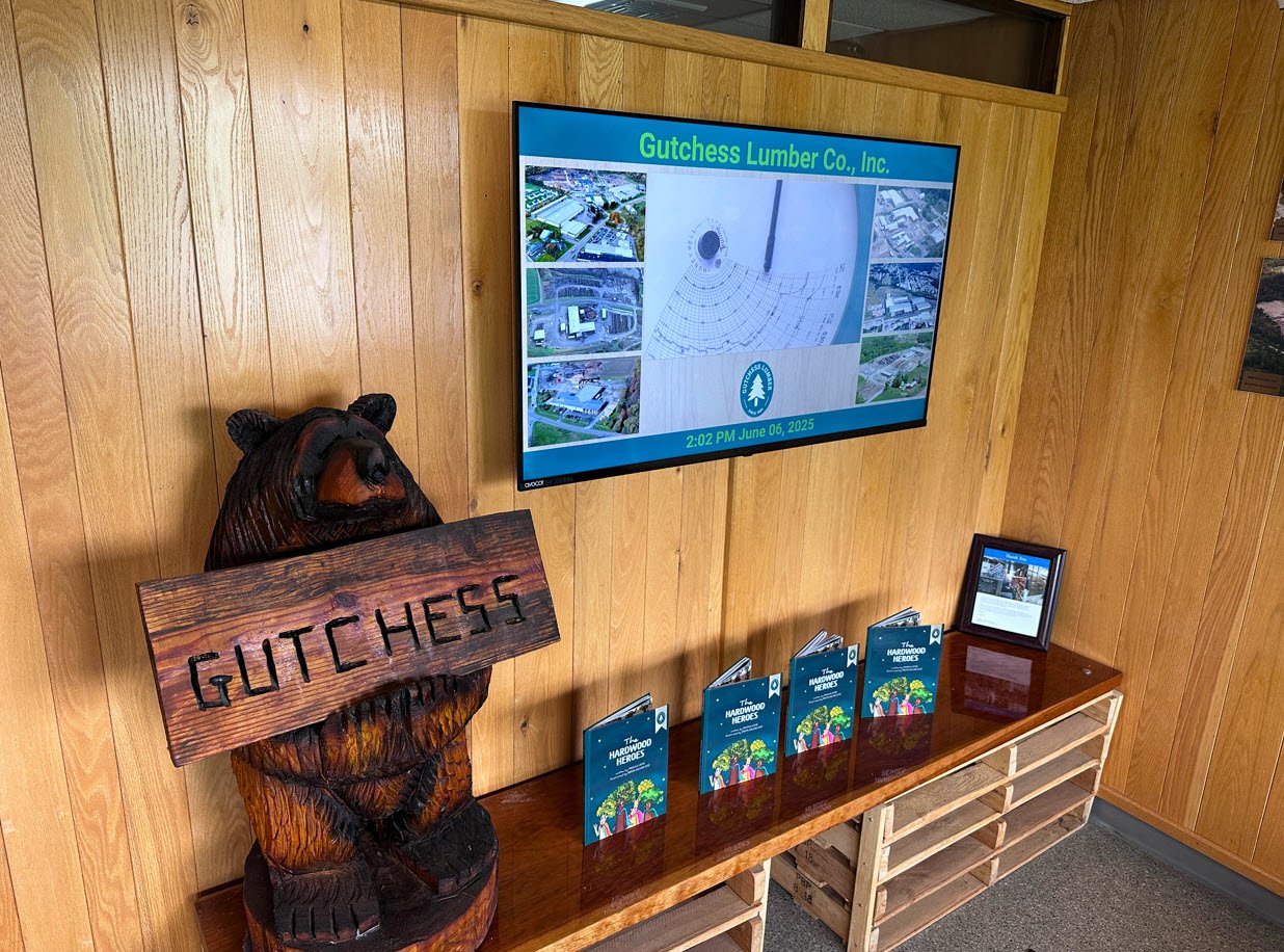 Gutchess Lumber using Rise Vision digital signage displays