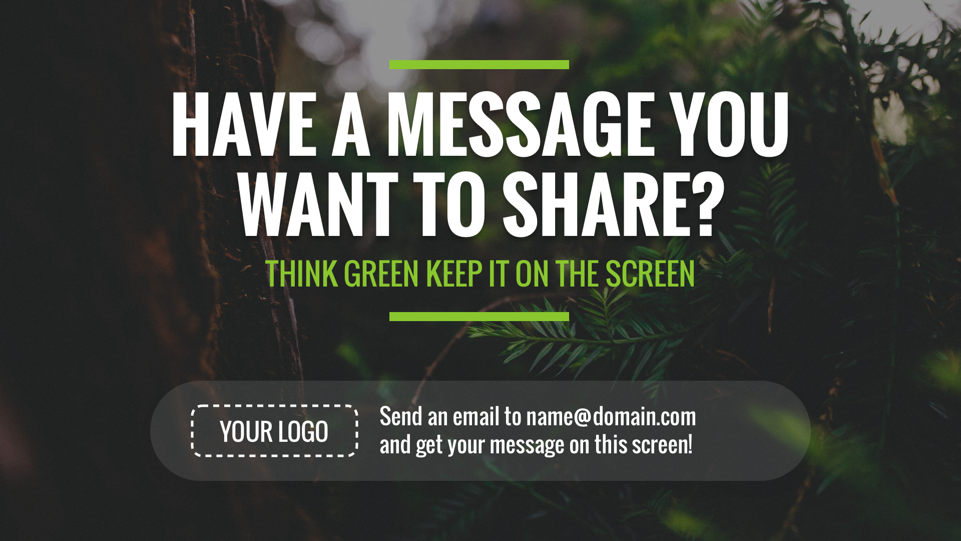 Display Promotion Digital Signage Template