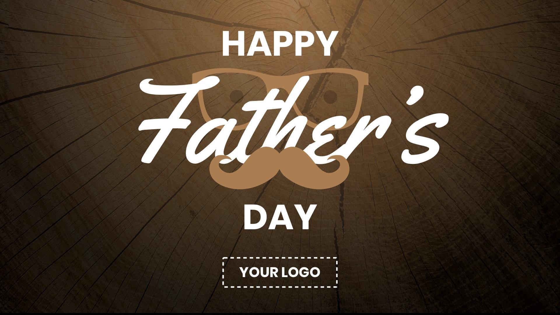 Holiday Father's Day Digital Signage Template