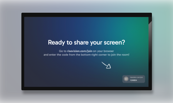 Join Screen Share Message