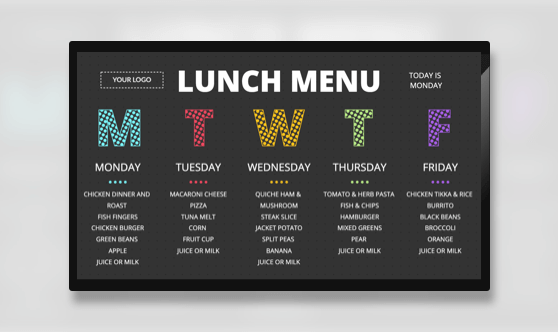 Lunch Menu