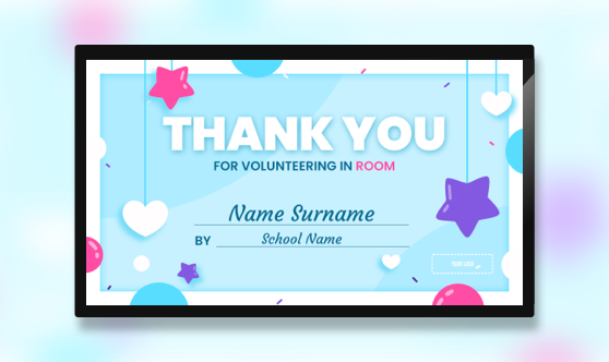 Thank You Certificate