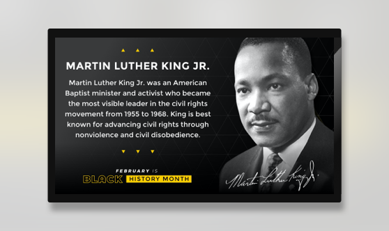 Black History Month Martin Luther King Jr.