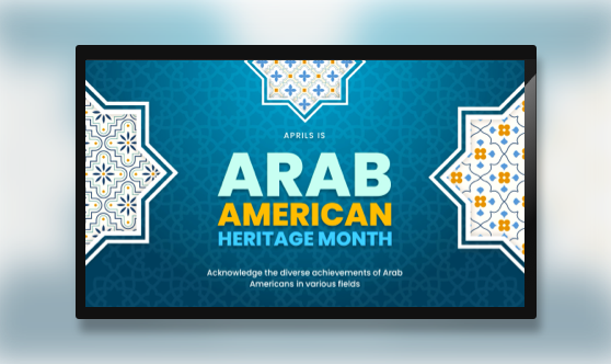 National Arab American Heritage Month
