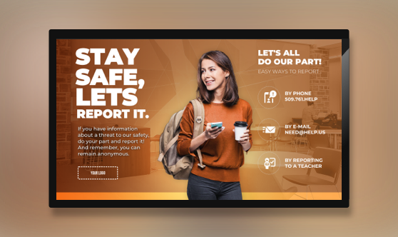 Stay Safe, Lets Report It