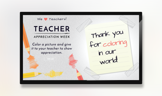 Teacher Appreciation Week Color
