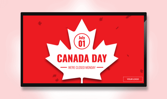 Holiday Canada Day Leaf
