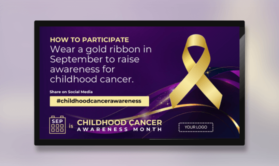 Childhood Cancer Awareness Month