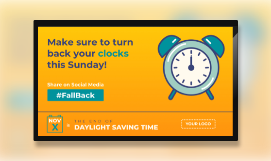 Daylight Saving Time Ends