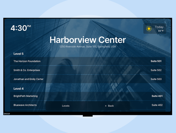 Directory Interactive template