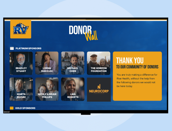 Donor Walls Interactive template