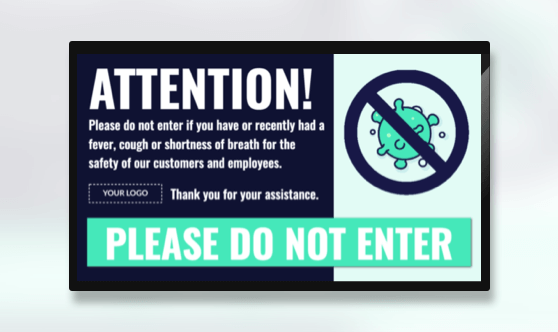 Campaign Do Not Enter Text & Image