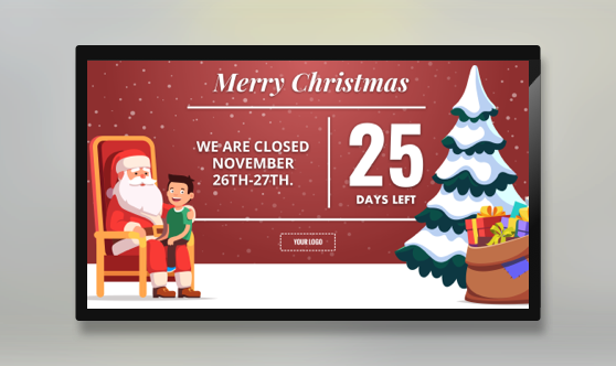 Holiday Christmas Countdown