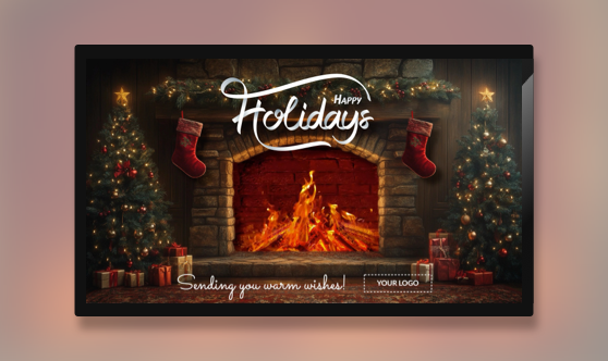 Holiday Fireplace
