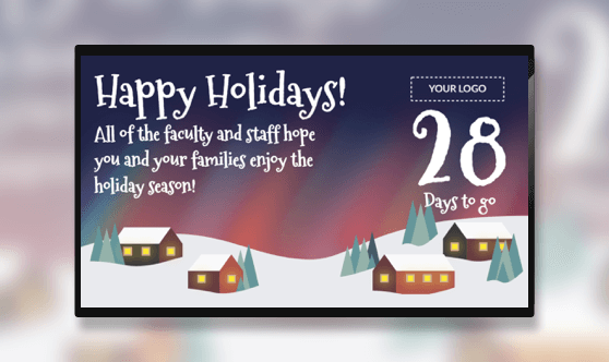 Holiday Countdown Northern Lights