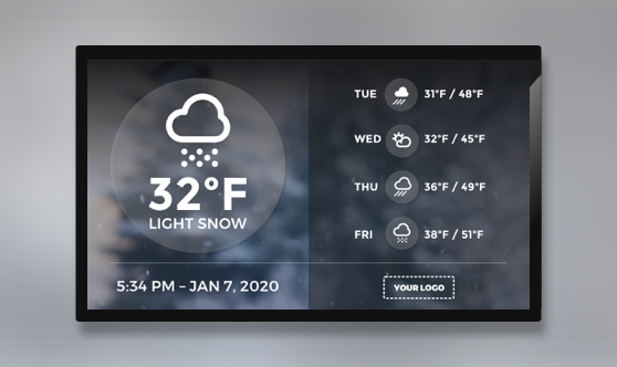 Full Screen Weather Extended