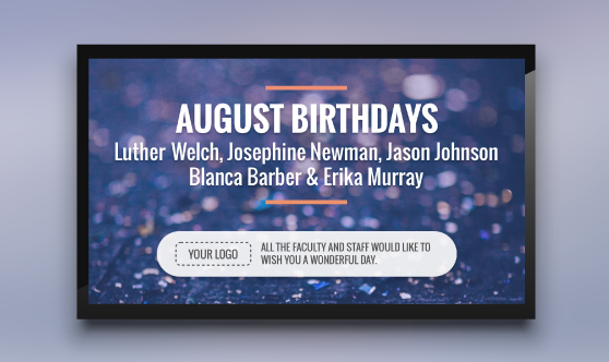 Happy Birthday Monthly