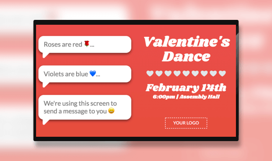 Valentine's Day Announcement