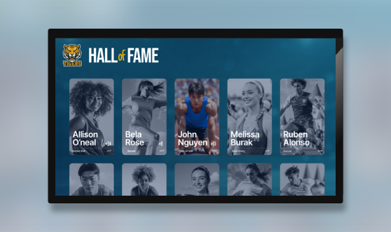 Hall of Fame - Card Grid - Interactive