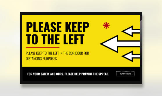 Campaign Keep Left Text