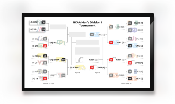 2025 NCAA Men's Tournament - Auto Updating
