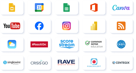 Rise Vision most popular integrations