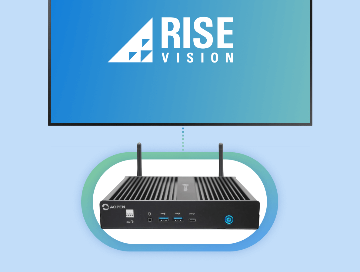 Rise Vision AOPEN Cromebox Commercial 3 Media Player (Chrome OS)