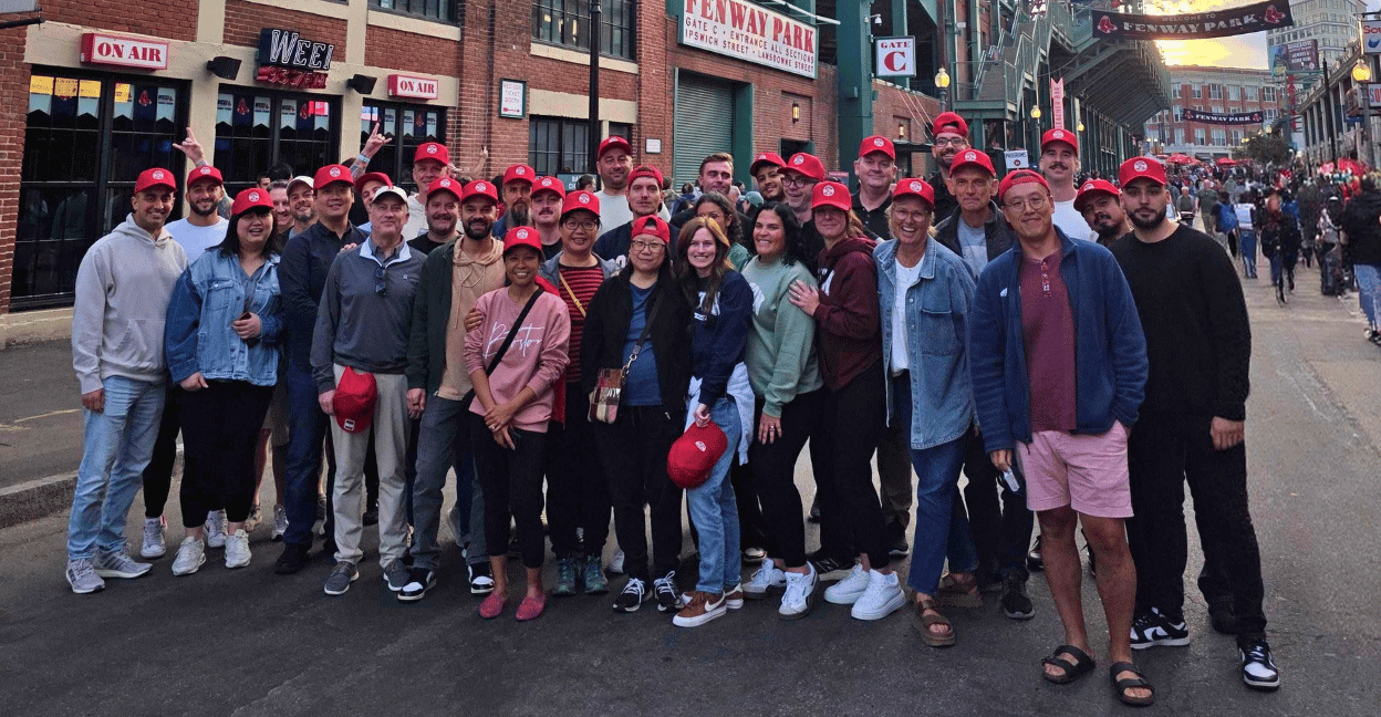 Rise Vision team at Fenway Park