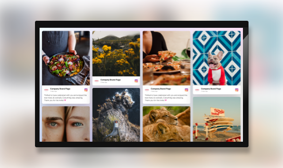 Social Media Waterfall