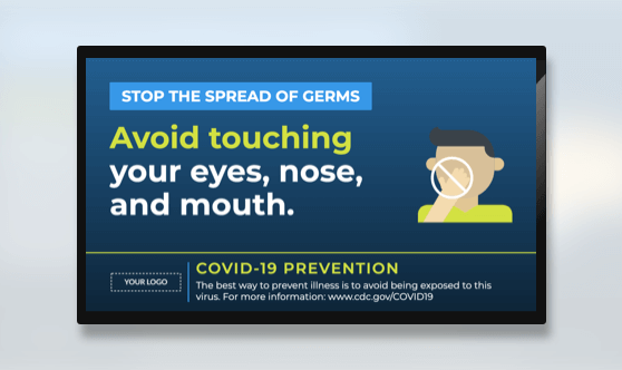 Campaign Covid Avoid Touching Your Face