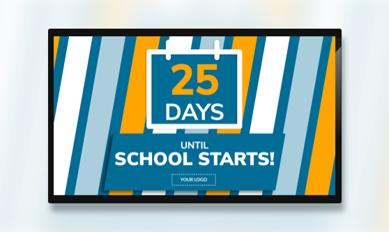 Back to School Countdown
