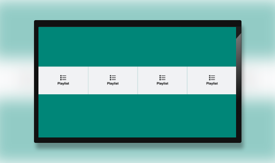 Full Screen Playlist 4x1