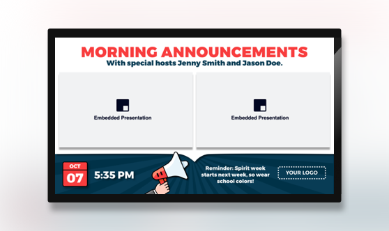 Morning Announcements