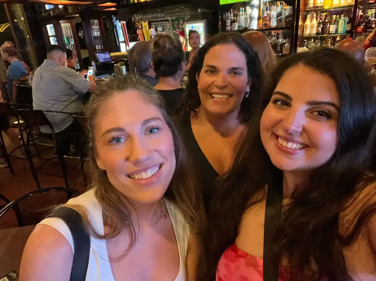 Three females a Rise Vision event